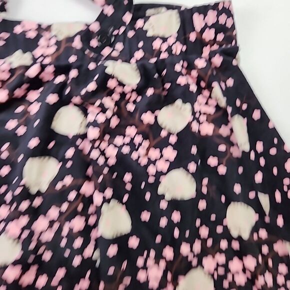 Hot Topic Pusheen Cherry Blossoms Velvet Suspender Skirt Juniors 2XL Sanrio - Picture 4 of 10